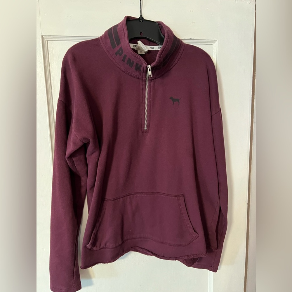 Women's LARGE half-zip pullover in Large
